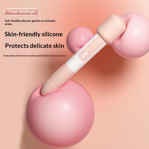 هزاز سيليكون بـ 9 ترددات لنقطة G قابل لإعادة الشحن عبر USB مقاوم للماء بأنماط اهتزاز متعددة لعبة جنسية للاستمناء المهبلي للنساء - Product Image 2