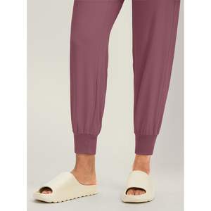 2025 femmes léger rose Joggers pantalon fermeture éclair poches décontracté entraînement gymnastique vêtements de sport pour la course et les voyages - Product Image 4