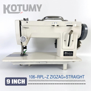 Machine à coudre portable avec pied entraîneur de 9 pouces, point zigzag, pour matériaux épais, bras de 9 pouces, robuste, pour cuir, état neuf - Product Image 2