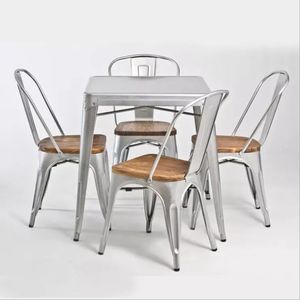 Silla de Comedor Tolix Duradera y Moderna para Cafetería y Restaurante, Diseño <span class=keywords><strong>Industrial</strong></span>, Apilable, de Hierro, Precio Barato al por Mayor, Muebles <span class=keywords><strong>Vintage</strong></span> para el Hogar - Product Image 5