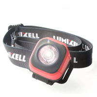 Lampe frontale de camping et minière portable 200LM de haute qualité, rechargeable par USB, étanche, avec support de logo personnalisé