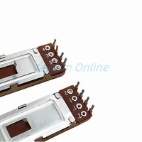 Potensiometer Mixer X32 128MM Untuk Behringer B10K Potensiometer Mixer Ganda 8Pin 13MMT Potensiometer Geser 12.8CM