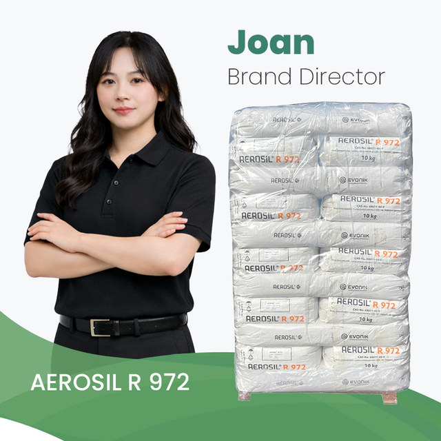 AEROSlL R 972 Hydrophobic Fumed Silica Rheology Additive Jiangsu Origin Coating & Plastic Auxiliary Agents