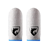 Pubg – gants de jeu mobiles, manchons pour écran tactile, ensembles de doigts anti-transpiration, pointes de doigts, fibre de carbone, cuivre, argent