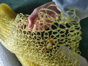 Lesterlighting 1M * 1M led 모티브 조명 크리스마스 장식 조명 다채로운 손으로 만든 소재 PVC 메쉬 그물 - Product Image 3