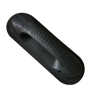 Poignée de bateau en plastique noir avec trou pour montage de kayak et canoë, matériel marin - Product Image 1