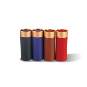 <b>biodegradable</b> paper box <b>packaging</b> custom cylinder foil stamp rigid cylinder box cardboard box paper tube - Product Image 6