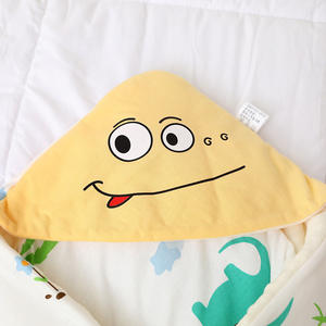 Hoge Kwaliteit 90X90 Cm Minky Dot Capuchon Baby Deken Super Zacht 100% Katoen Bedrukt Patroon Modieuze Groothandel Opties - Product Image 5