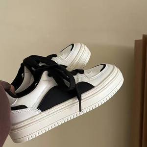 Calzado Deportivo y de Ocio para Estudiantes, con Suela Gruesa, Estilo Versátil, Color Blanco, Nueva Colección Primavera 2025 - Product Image 6