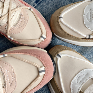 Sneakers tendance unisexes à semelle épaisse, basses, à lacets, plateforme pour hommes et femmes - Product Image 3