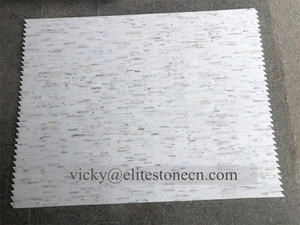 新製品ストリップモザイクタイル、最高のデザインストリップモザイク混合、大理石のストリップモザイク競争力のある価格 - Product Image 2