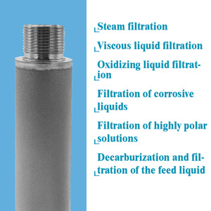 LIANDA Sintered Mesh Powder Porous Metal Stainless Steel Microns <strong>Filter</strong> Tube Cartridge for Filtration System - Product Image 5