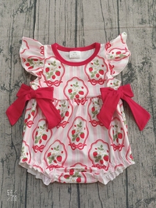 Mono de burbujas para bebé niña RTS Boutique, 95% algodón, elastano, estampado, informal, para recién nacido, venta al por mayor, lindo, 200-220 g/m² - Product Image 3