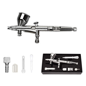 Aerógrafo YC-S228-0.35mm de Alimentación por Gravedad, Doble Acción, Velocidad Ajustable, Portátil para Trabajos Artísticos, Capacidad de 7.0cc - Product Image 5