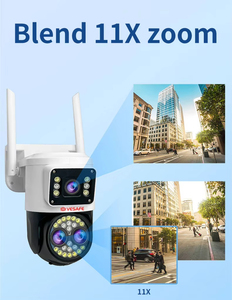 Q929 4MP Dual-Hình Thức An Ninh Máy Ảnh Súng & Bóng Zoom Siêu HD Phát Hiện Chuyển Động 120 ° Toàn Cảnh Xem Thời Tiết Cho Trong Nhà/Ngoài Trời - Product Image 2