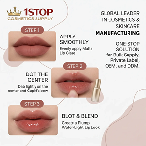 Aceite Labial Raro, Brillo Labial Líquido de Larga Duración en 5 Colores, Base para el Cuidado de los Labios - Product Image 3