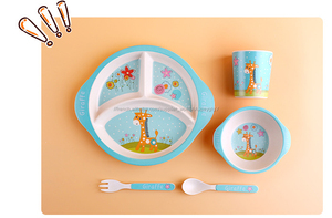 enfants ensembles <span class=keywords><strong>de</strong></span> <span class=keywords><strong>vaisselle</strong></span> en bambou enfants dîner ensemble avec tasse et cuillère Ensembles <span class=keywords><strong>de</strong></span> <span class=keywords><strong>vaisselle</strong></span> - Product Image 5