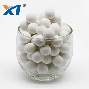 Hot 99% Al2O3 high alumina support media 3mm 6mm 10mm 25mm inert alumina ceramic ball for chemical tower