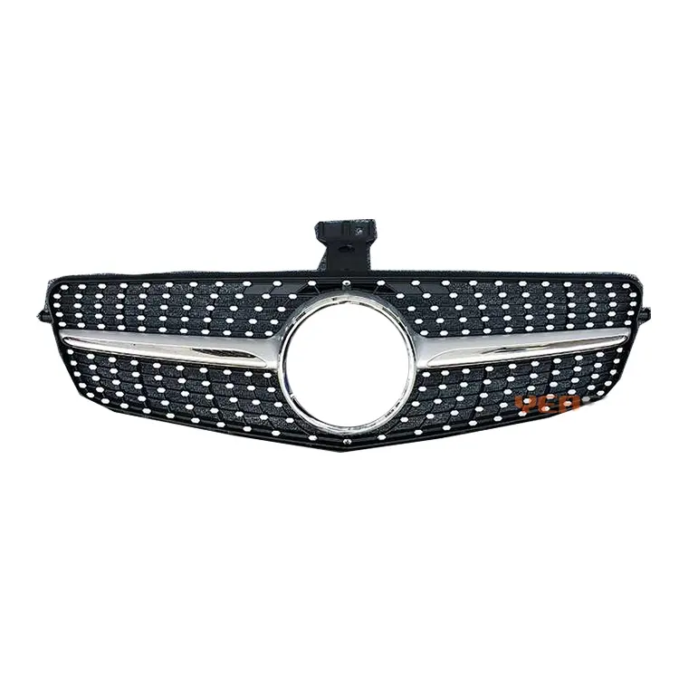 W204 Diamant kühlergrill ABS Material grille für Mercedes-Benz C klasse