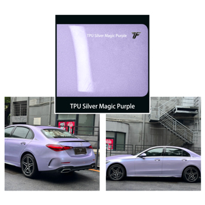 <span class=keywords><strong>Film</strong></span> de protection de peinture automobile TPU auto-cicatrisant, anti-rayures, à changement de couleur, épaisseur 7,5 mil, série luxe violette, garantie 5+ ans - Product Image 6