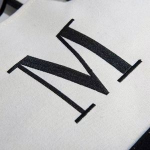 Custom <b>Printed</b> Logo White Canvas Tote Bag with Pocket and Zipper Convenient Shopping Solution - Product Image 3