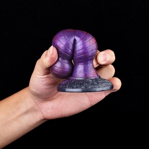 NNSX Silicone Anal Beads With Sucker Small <b>Dildo</b> Bumpy Stimulate Butt Plug for Beginners Multi Color Sex Toys for Women Men - Product Image 6