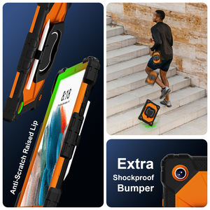 Funda Protectora de Silicona de Goma Resistente a Golpes con Soporte para <span class=keywords><strong>Samsung</strong></span> <span class=keywords><strong>Galaxy</strong></span> <span class=keywords><strong>Tab</strong></span> <span class=keywords><strong>A7</strong></span> Lite A9 8.7 A8 10.5 S9FE S10FE S9 11 pulgadas - Product Image 3