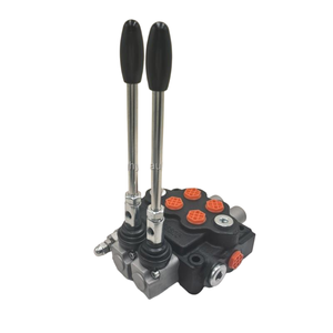 Válvula de Control Direccional Monobloque Hidráulica Manual de 2 Bobinas Huamao 45L/min para Maquinaria Industrial, Agrícola y de Construcción - Product Image 2