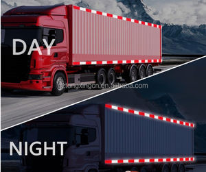 5cm * 45.7cm o su misura larghezza di qualità dell'anca auto adesivo riflettente DOT-C2 Retro nastro riflettente Cinta riflessiva per camion - Product Image 4