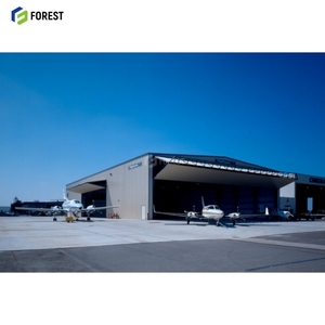 Hangar Modular Prefabricado de Acero para Aeropuertos Pequeños, Edificios de Oficinas y Talleres con Estructura de Rejilla de Gran Luz - Product Image 3