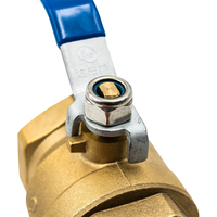 Robinet à bille en laiton électro-plaqué Manuel Gaz Haute température OEM Haute qualité pour des performances optimales