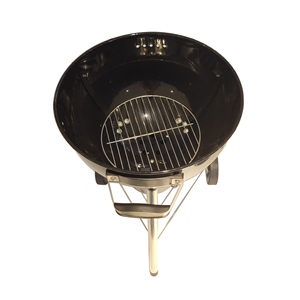 Barbecue au charbon de bois moderne de style coréen haut de gamme en forme de demi-baril en fer - Product Image 5