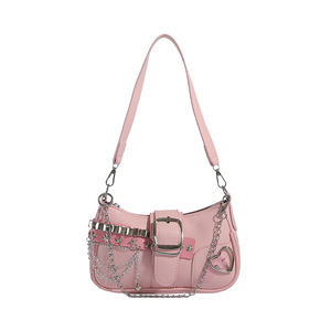 Borsa a Tracolla da Donna WEEKS ZP8280 Stile Y2K con Chiusura a Cerniera, Impermeabile, a Mezzaluna, Portatile per Telefono e Uso Sottobraccio - Product Image 1