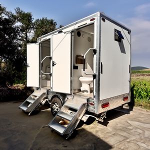 Toilettes et douche mobiles de luxe 2025 pour camping-car, caravane, remorque, prix, salle de bain portable d'extérieur - Product Image 2