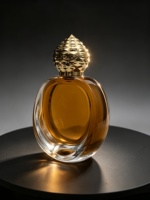 Botol Parfum Kaca MUB Baru Tersedia 50ml dengan Berbagai Tutup Botol Parfum Kaca Ramah Lingkungan dengan Tutup Kayu Alami Logo Custom