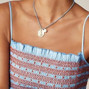 Vestido de Lino Elegante Personalizable para Mujer, con Tirantes Finos, Sin Mangas, Espalda Descubierta, Estilo Veraniego - Product Image 4