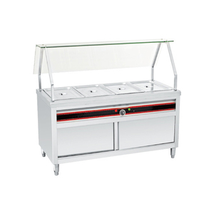 Electric Heavy-Duty 304 Stainless Steel Commercial Bain Marie Soup <b>Warmers</b> Temperature Control Large Capacity <b>Buffet</b> Heater - Product Image 3