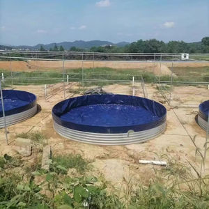 Large <b>Plastic</b> <b>Fish</b> Tilapia <b>Fish</b> <b>Tanks</b> Containers Galvanized Steel Commercial 100000 Litre for Farm Irrigation and <b>Fish</b> Breed - Product Image 1