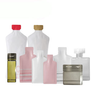 Auf Lager und Maßgefertigte Flaschenförmige Kunststoff-Folienbeutel Spezielle Formverpackungen Beutel für Getränke und Kosmetik - Product Image 1