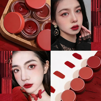 Velvet Lip Mud Minerale Sample Formaat Matte Finish Zachte Mousse Textuur Twee-in-één Formule Langdurige werking