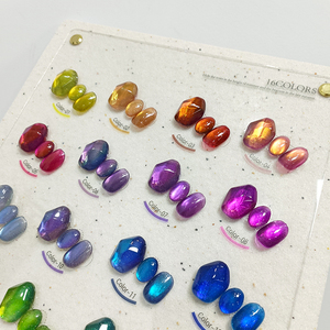 Ailanuo ชุดยาทาเล็บเจลยูวีสำหรับกล่องพลอย16สีน้ำยาทาเล็บแบบมืออาชีพไม่เป็นพิษเป็นมิตรกับสิ่งแวดล้อมติดทนนาน - Product Image 3