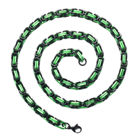 Collier pendentif papillon punk en acier inoxydable plaqué or 2-4 mm pour hommes, idéal pour les fêtes et cadeaux (vente en gros)