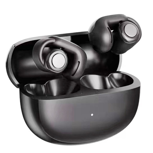 Hot  Selling  V12 OWS Open Ear Clip on Earring EQ Speaker Wireless BT 5.4 Microphone air Conduction Earphone Headphone