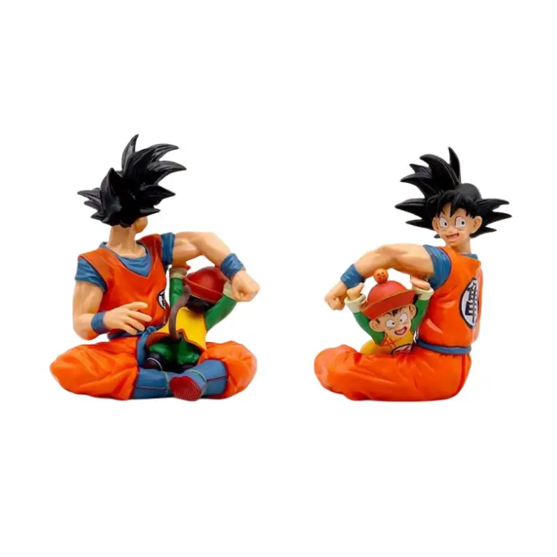 XR 2023 최신 드래곤 볼 Z 일본 애니메이션 GK DBZ 손오공 홀드 고한 아버지와 아들 액션 그림 PVC 모델 장난감 선물