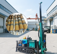 Foreuse hydraulique mobile 1500m avec châssis directionnel rapide pour l'exploration d'urgence de sources d'eau