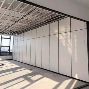 Cloison de bureau murale mobile coulissante suspendue peu encombrante pour salle de réunion Structure acoustique en aluminium usine de murs - Product Image 2