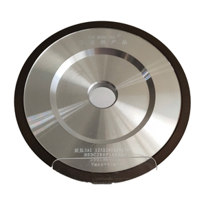 Meule diamantée CBN Drum 3A1 125X20X6X4X12.5T pour le meulage des angles latéraux des lames de scie <span class=keywords><strong>à</strong></span> ruban bimétalliques - Product Image 1