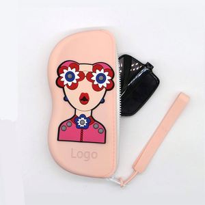 <b>Silicone</b> Storage Pouch | Portable <b>Silicone</b> Sunglass Case | Minimalist Modern Design Storage Pouch - Product Image 2