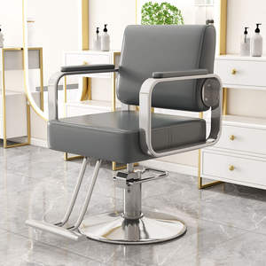 Modern Black & Gold <b>Salon</b> Chair for Men and Women China's Best Manufacturer's Wholesale Haircut Barber Shop Chairs - Product Image 5