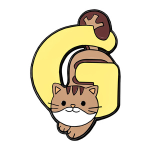 Kim Loại Phim Hoạt Hình <span class=keywords><strong>D</strong></span>ễ Thương Mèo Tiếng Anh 26 Thư A <span class=keywords><strong>D</strong></span> M <span class=keywords><strong>G</strong></span> S R Mềm Men Ve Áo Pin Bảng Chữ Cái Lore Huy Hiệu Cho Trẻ Em - Product Image 6